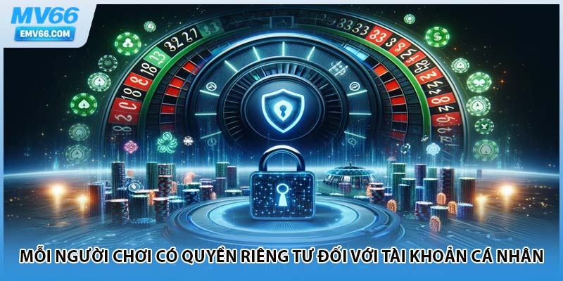 Mỗi người chơi có quyền riêng tư đối với tài khoản cá nhân